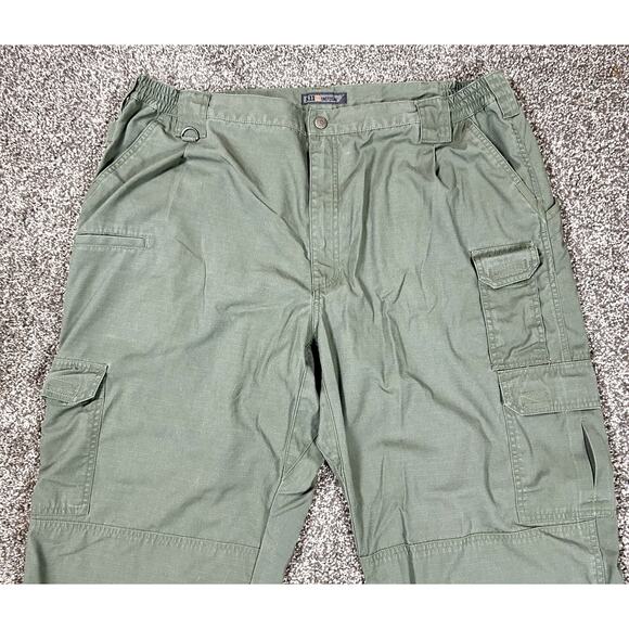 511 Tactical Stryke Cargo Pants Men's 44 x 34 Green 74369 Rip Stop GUC - Picture 3 of 9